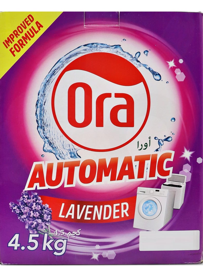 Ora Basic Detergent Powder For Automatic Machine Lavender 4.5 Kg